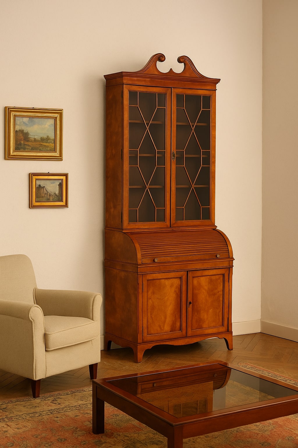  | Antiques  Drop-Leaf Secretaire & Secretaire