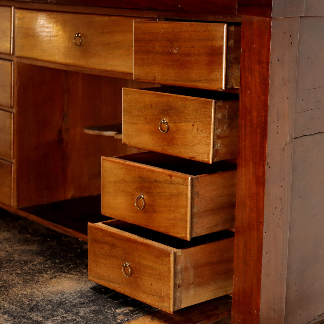  | Antiques  Drop-Leaf Secretaire & Secretaire