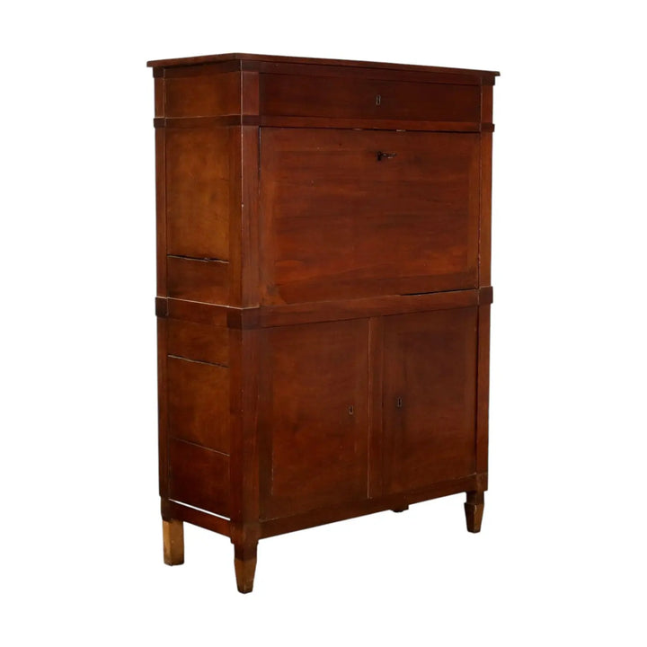 Antique Secrétaire Directoire Walnut Drawer Italy XVIII Century - Italy, Late XVIII - Early XIX Century | Antiques | Drop-Leaf Secretaire & Secretaire