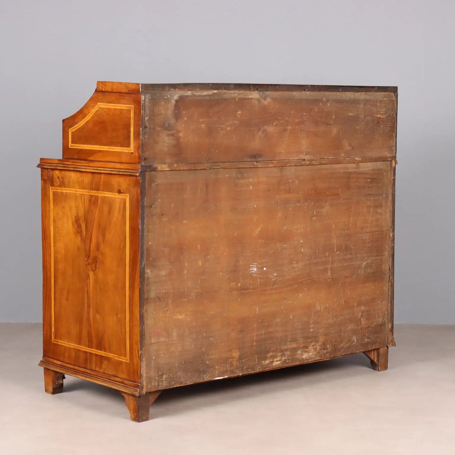 Walnut and Maple Bureau - Trentino 19th Century