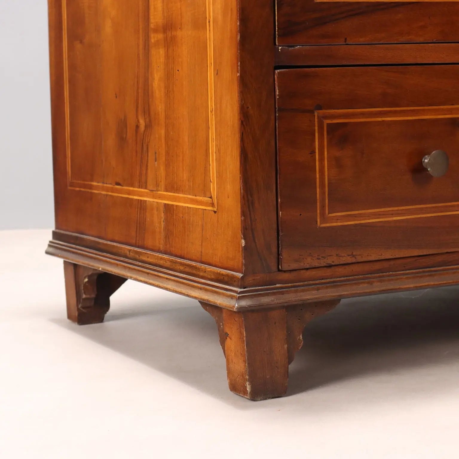 Walnut and Maple Bureau - Trentino 19th Century