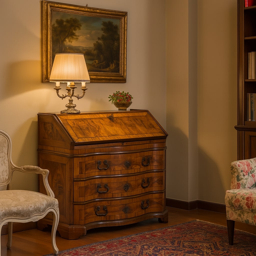  | Antiques  Drop-Leaf Secretaire & Secretaire