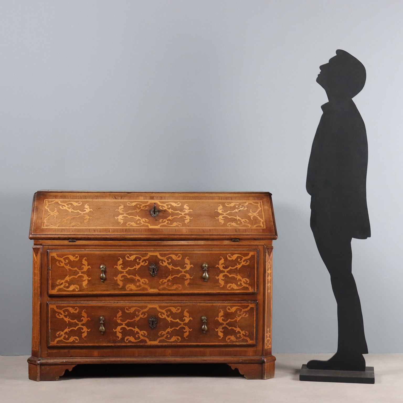  | Antiques  Drop-Leaf Secretaire & Secretaire