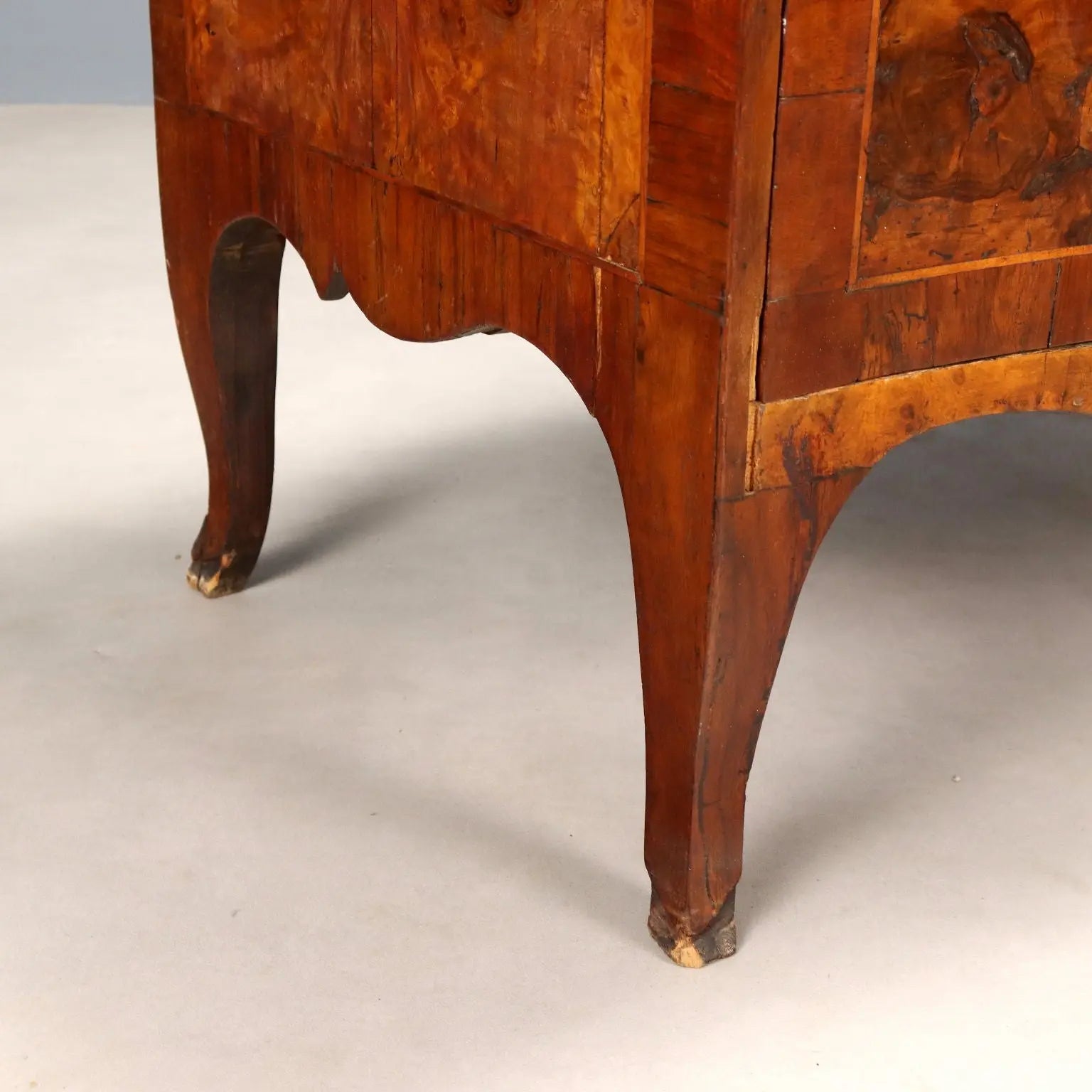 Antique Baroque Flap Cabinet Walnut Poplar XVIII Century - Italy, Mid XVIII Century | Antiques | Drop-Leaf Secretaire & Secretaire