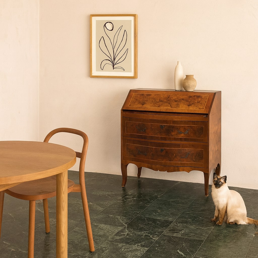  | Antiques  Drop-Leaf Secretaire & Secretaire