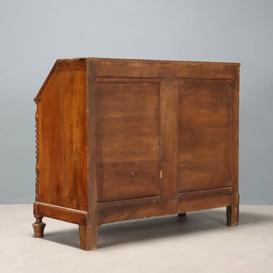 Antique Flap Cabinet Walnut Veneer 6 Drawers Italy XIX Century - Italy, Late XIX Century | Antiques | Drop-Leaf Secretaire & Secretaire