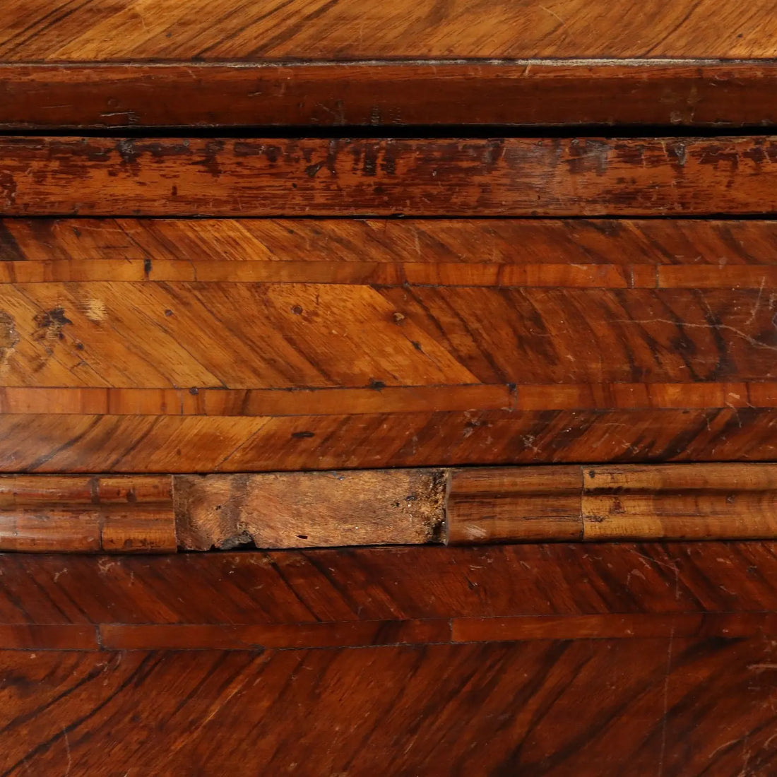 Antique Drop Leaf Cabinet Bois de Rose 9 Drawers XVIII Century - Genoa, Mid XVIII Century | Antiques | Drop-Leaf Secretaire & Secretaire