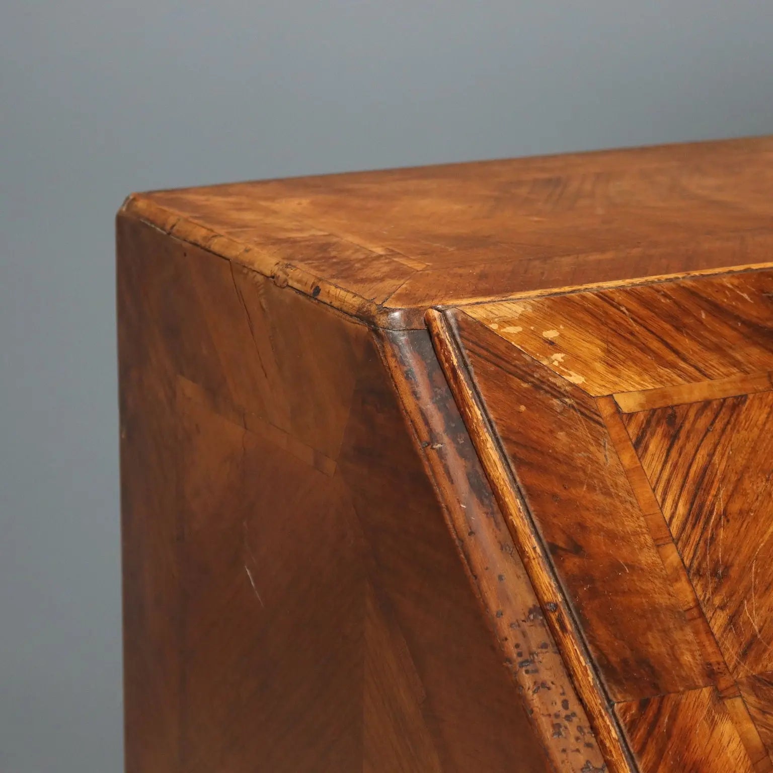 Antique Drop Leaf Cabinet Bois de Rose 9 Drawers XVIII Century - Genoa, Mid XVIII Century | Antiques | Drop-Leaf Secretaire & Secretaire