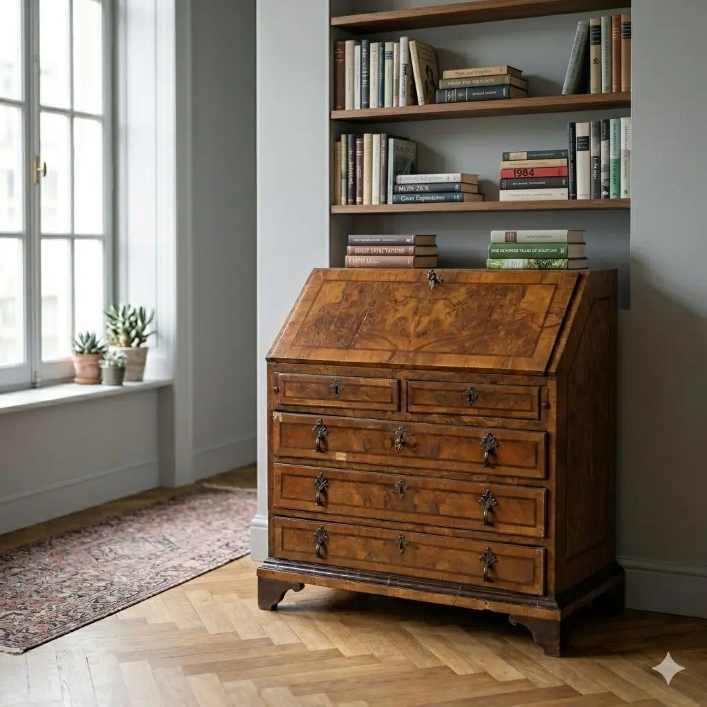 Walnut Burl Bureau - Italy 18th Century