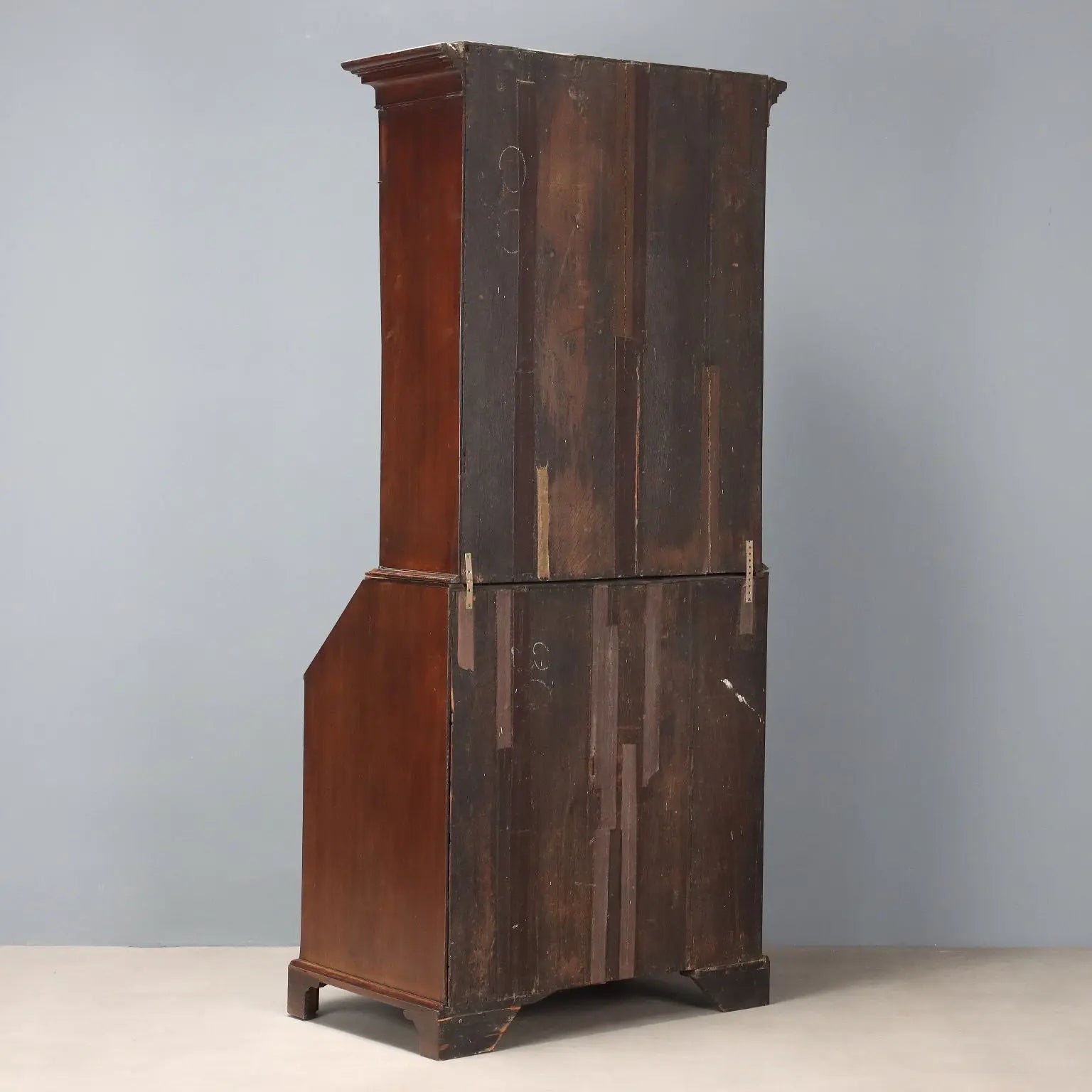 Mahogany Bureau Bookcase - 19th Century