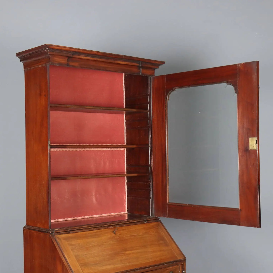 Mahogany Bureau Bookcase - 19th Century
