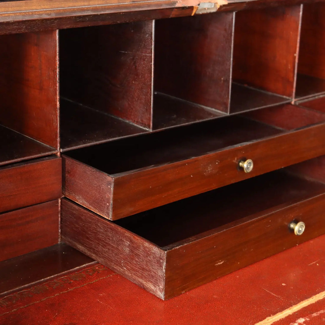 Mahogany Bureau Bookcase - 19th Century