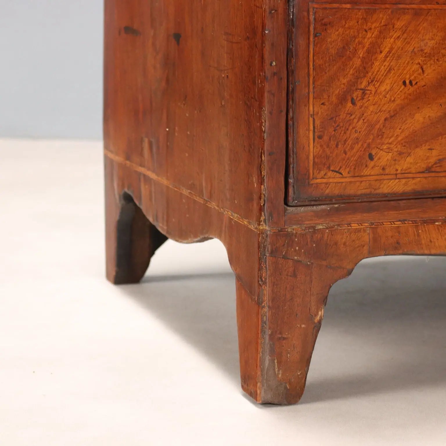 Antique Drop-Leaf Cabinet Maple 4 Drawers United Kingdom '700 - England, Late XVIII Century | Antiques | Drop-Leaf Secretaire & Secretaire