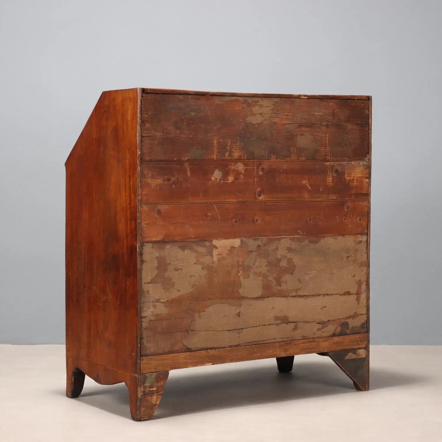 Antique Drop-Leaf Cabinet Maple 4 Drawers United Kingdom '700 - England, Late XVIII Century | Antiques | Drop-Leaf Secretaire & Secretaire