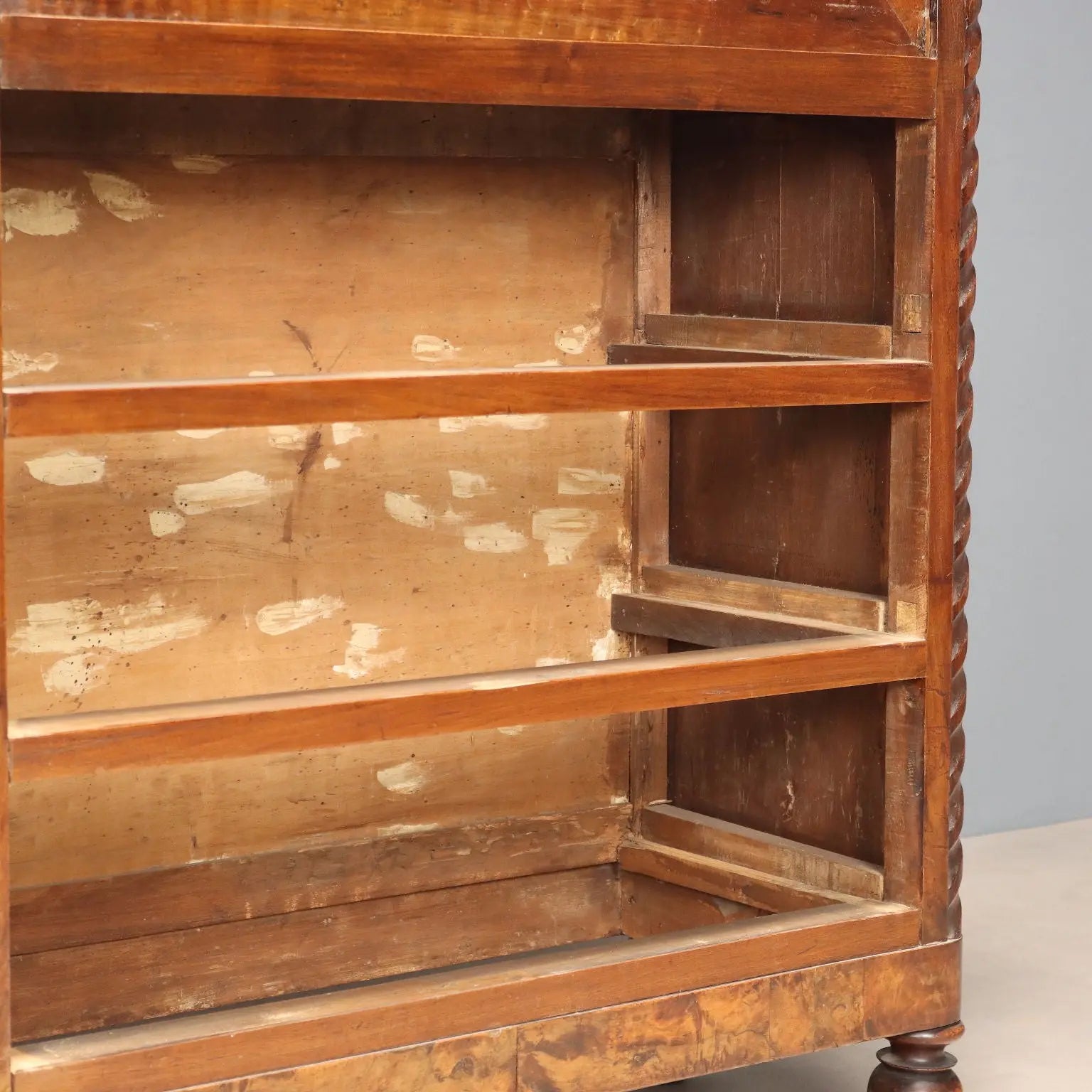 Antique Secrétaire Mahogany Leather Drawer Italy XIX Century - Piedmont, XIX Century | Antiques | Drop-Leaf Secretaire & Secretaire