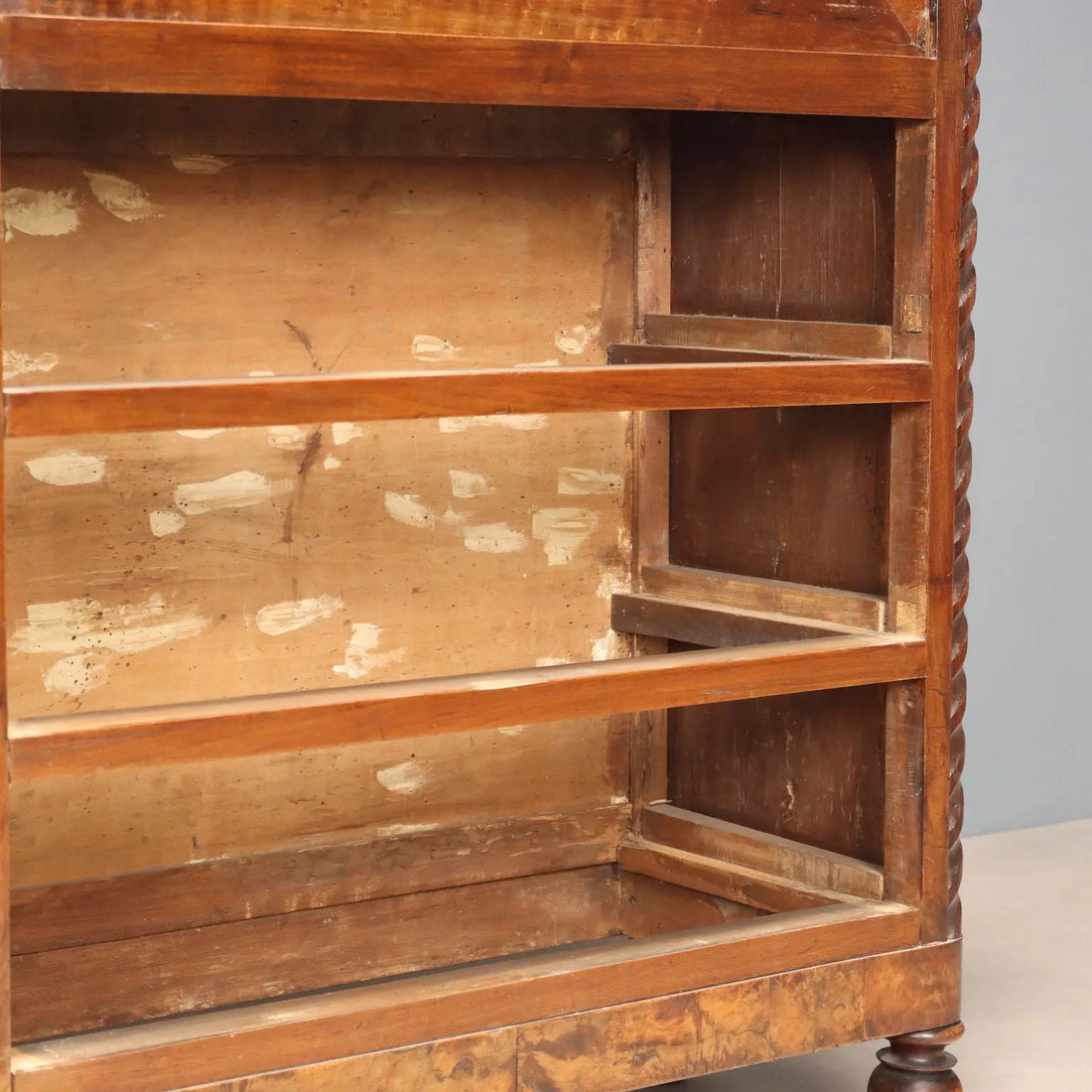 Antique Secrétaire Mahogany Leather Drawer Italy XIX Century - Piedmont, XIX Century | Antiques | Drop-Leaf Secretaire & Secretaire