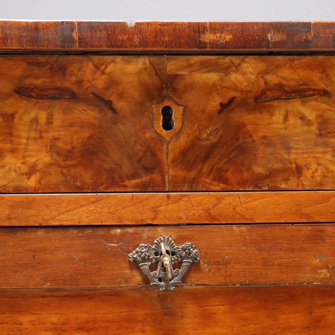 Antique Secrétaire Mahogany Leather Drawer Italy XIX Century - Piedmont, XIX Century | Antiques | Drop-Leaf Secretaire & Secretaire
