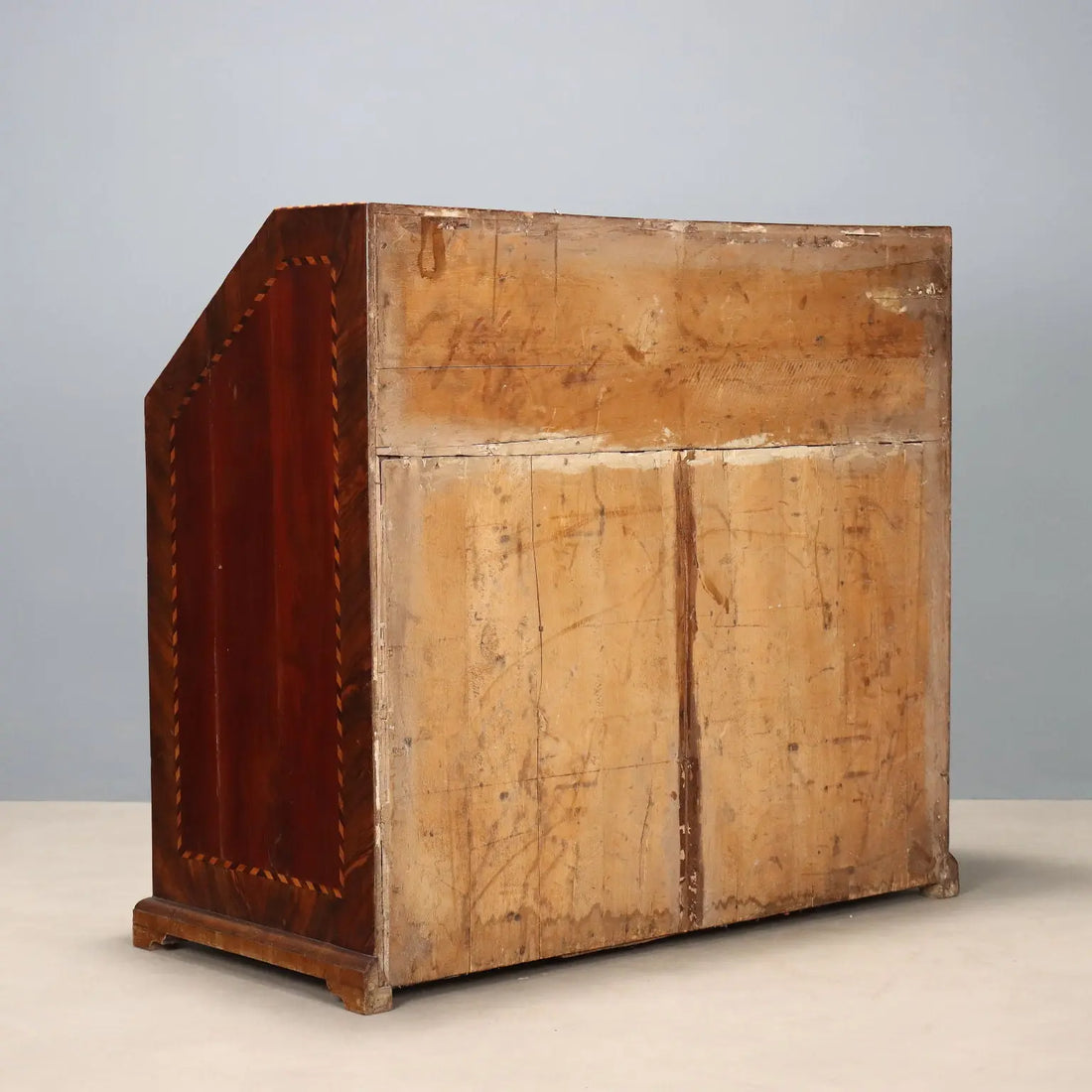Antique Flap Cabinet Various Wood Essences Italy XVIII Century - Central Italy, Mid XVIII Century | Antiques | Drop-Leaf Secretaire & Secretaire