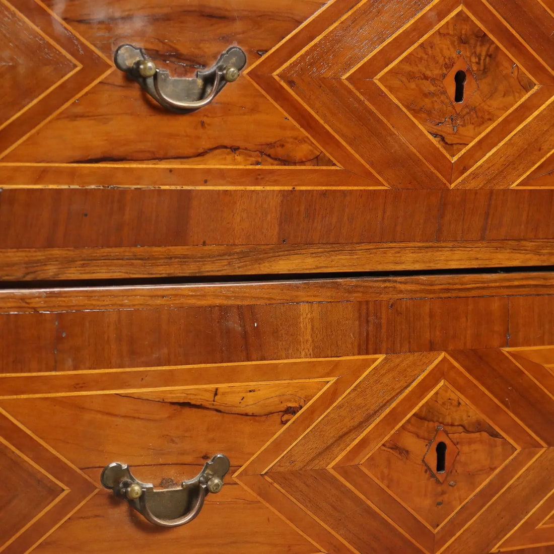 Antique Flap Cabinet Olive Maple Drawers Italy XVIII Century - Central Italy, XVIII Century | Antiques | Drop-Leaf Secretaire & Secretaire