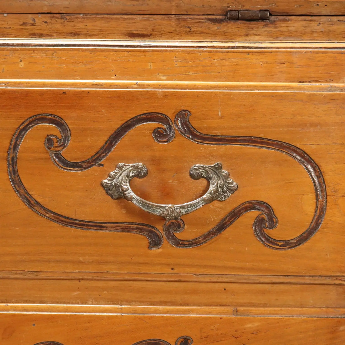Walnut Bureau with 18th-Century Piedmontese Carvings