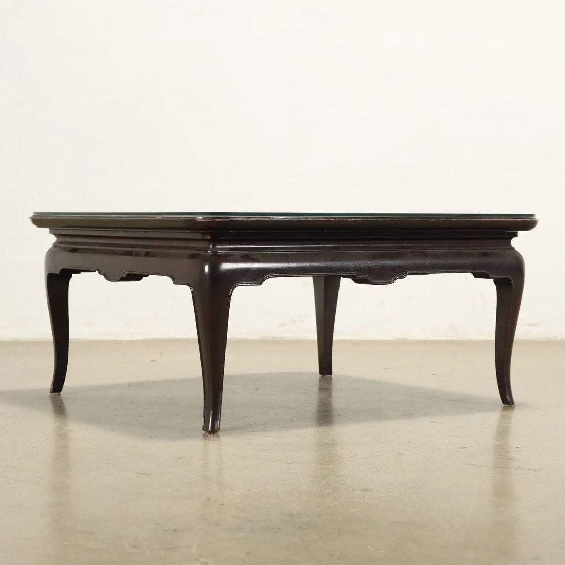 Ancient Coffee Table Chinese Style Engraved and Lacquered Exotic Wood - China, XX Century | Antiques | Side & Coffee Tables