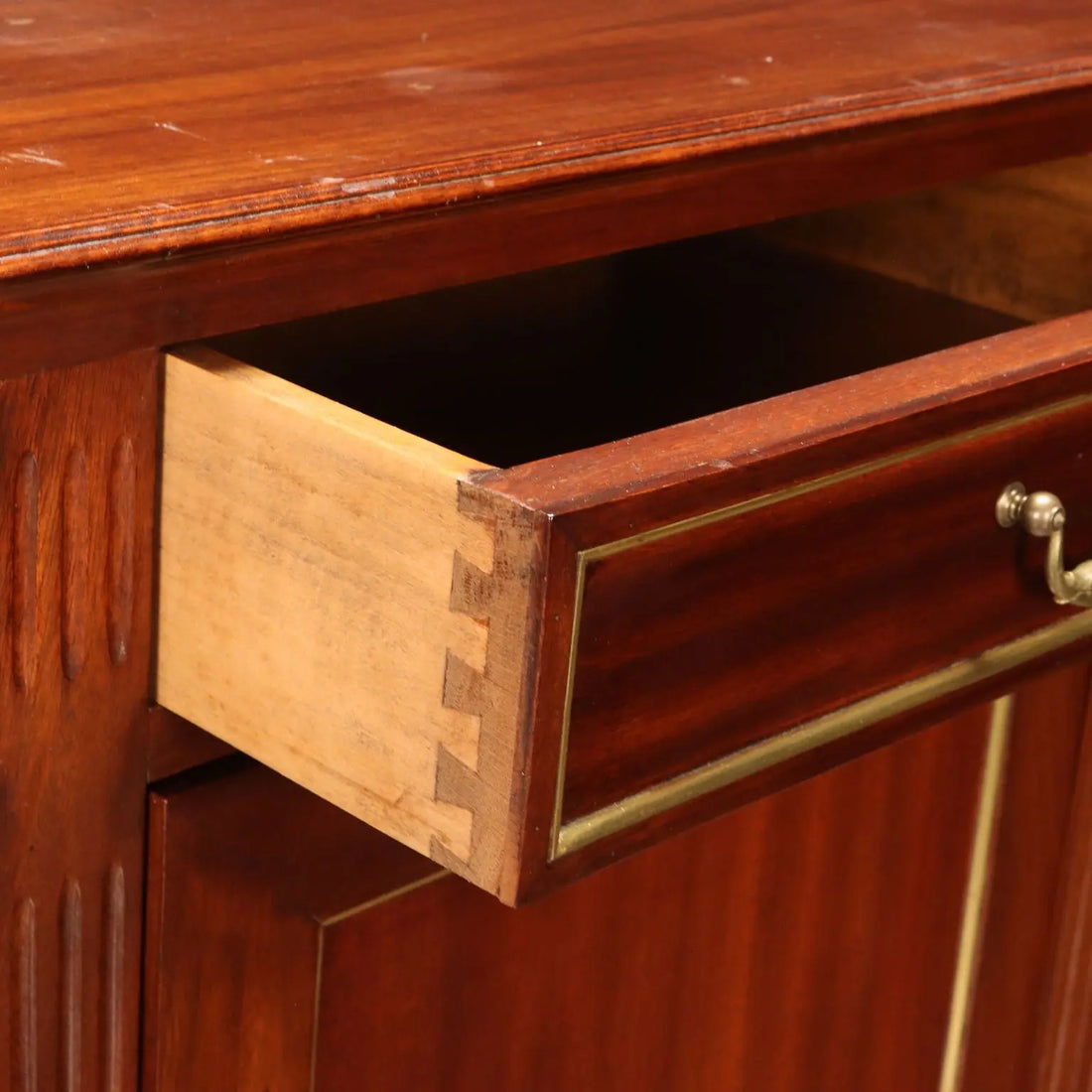 Neoclassical Style Cupboard Borders Brass Italy XX Century - Italy, XX Century | Antiques | Cupboards