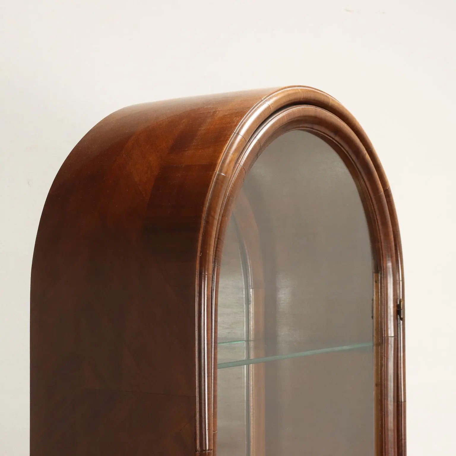 Antique Decò Showcase Walnut Drawers Cupboard Italy XIX Century - Italy, Early XIX Century | Antiques | Bookcases & Showcases