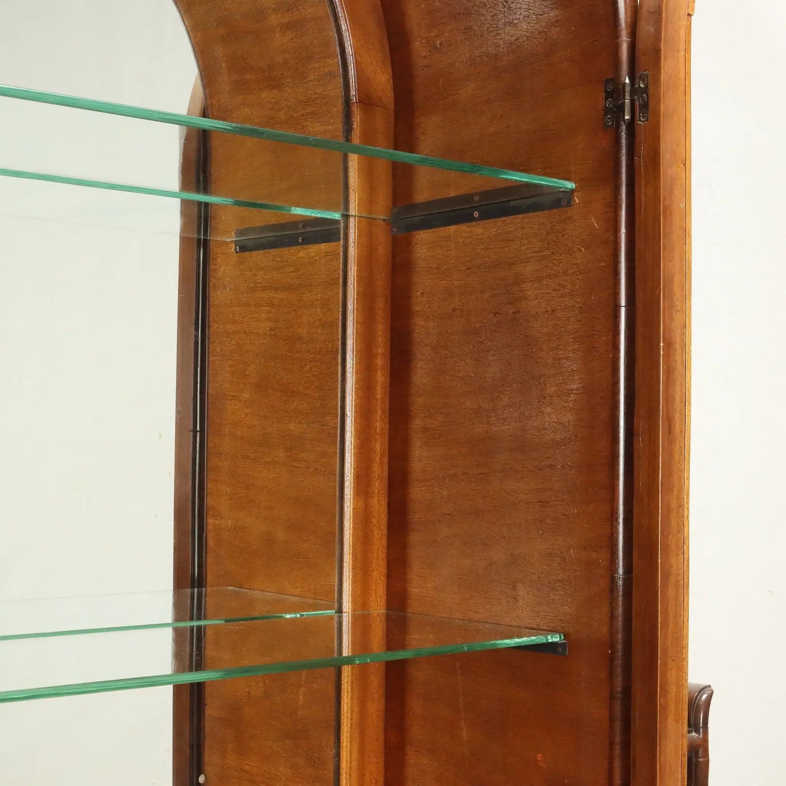 Antique Decò Showcase Walnut Drawers Cupboard Italy XIX Century - Italy, Early XIX Century | Antiques | Bookcases & Showcases