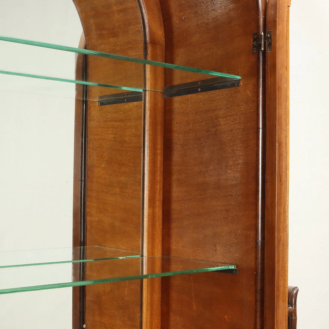 Antique Decò Showcase Walnut Drawers Cupboard Italy XIX Century - Italy, Early XIX Century | Antiques | Bookcases & Showcases