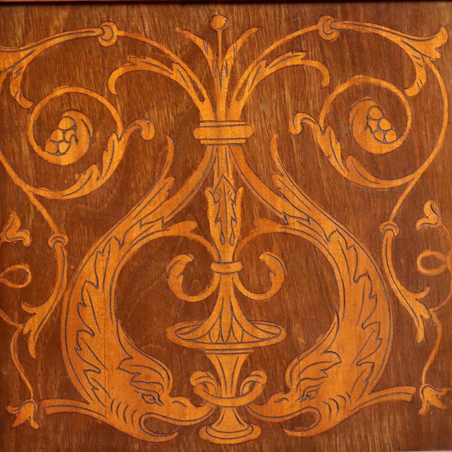 Antique Cabinet Neo-Renaissance Walnut Maple Inlays XX Century - Italy, Early XX Century | Antiques | Other Furniture