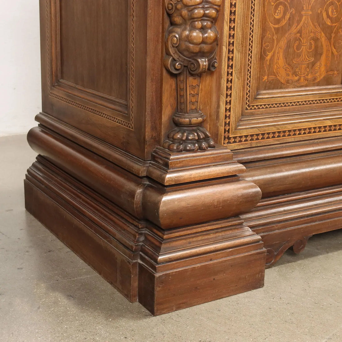 Antique Cabinet Neo-Renaissance Walnut Maple Inlays XX Century - Italy, Early XX Century | Antiques | Other Furniture