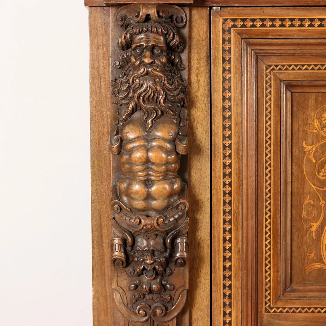Antique Cupboard Neo-Renaissance Style Carved Wood XX Century - Italy, XX Century | Antiques | Cupboards