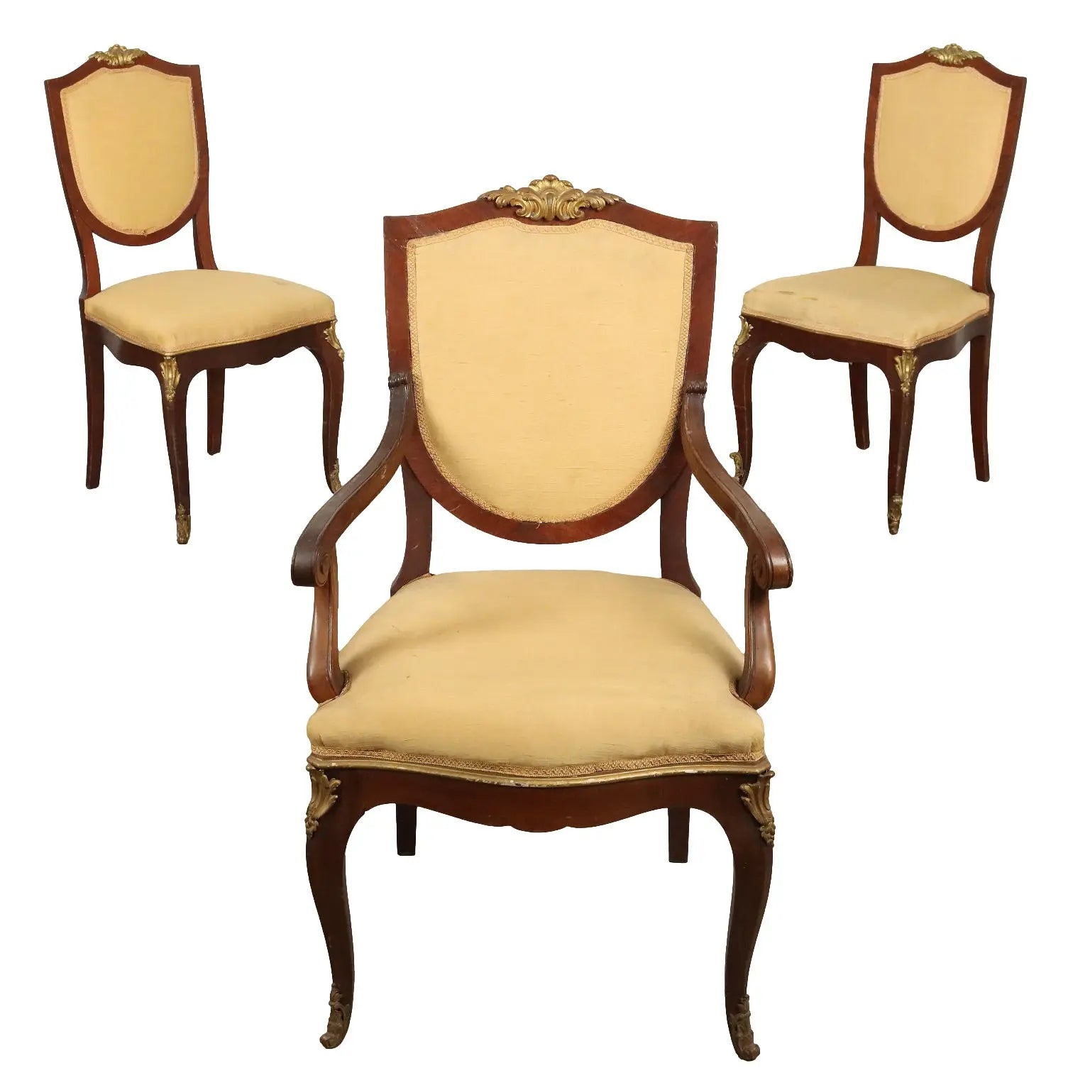Antique Office Furnishing Chairs and Armchairs Mahogany '900 - Italy, XX Century | Antiques | Seating