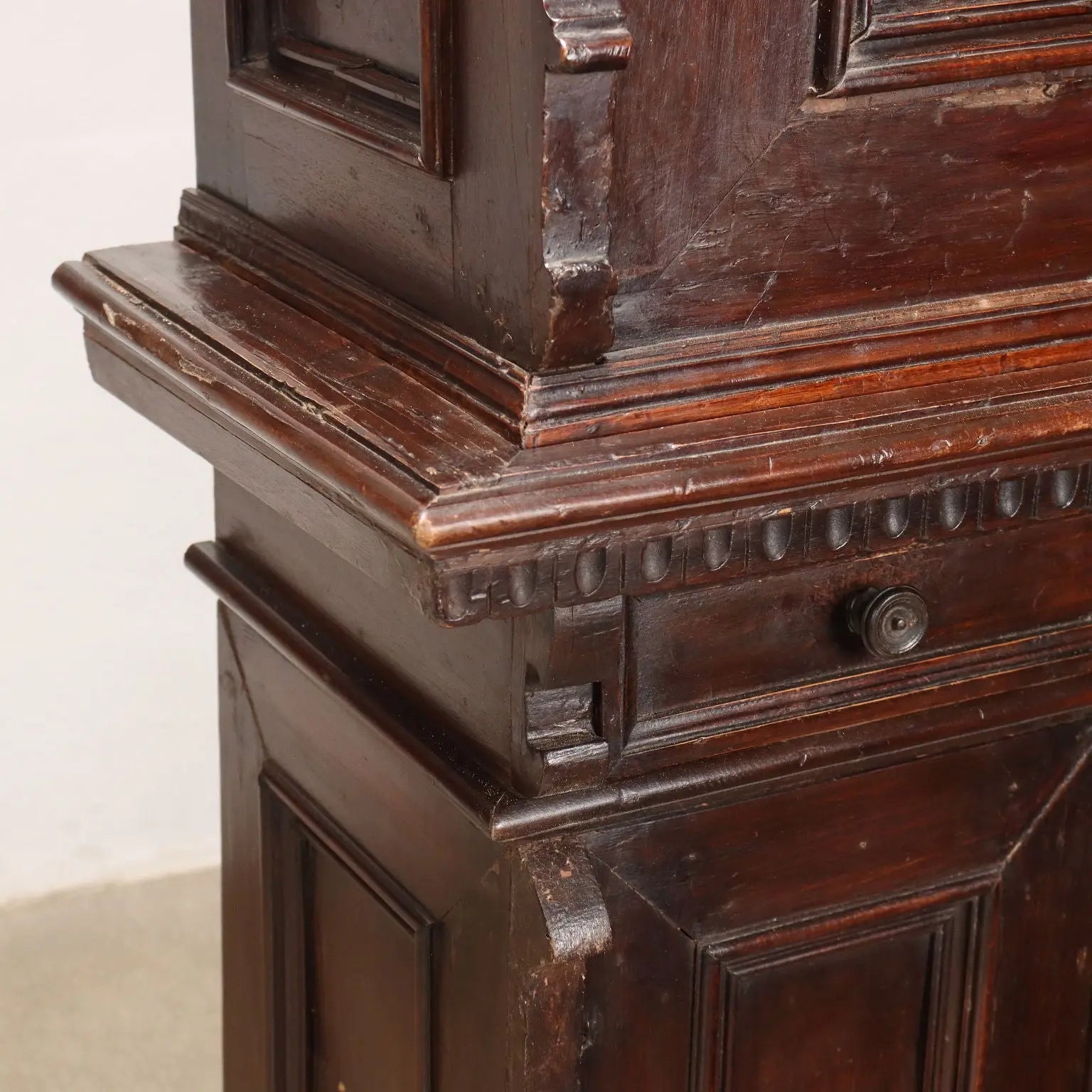 Antique Neo-Renaissance Cabinet Wood Italy XIX-XX Century - Italy, Late XIX-Early XX Century | Antiques | Drop-Leaf Secretaire & Secretaire