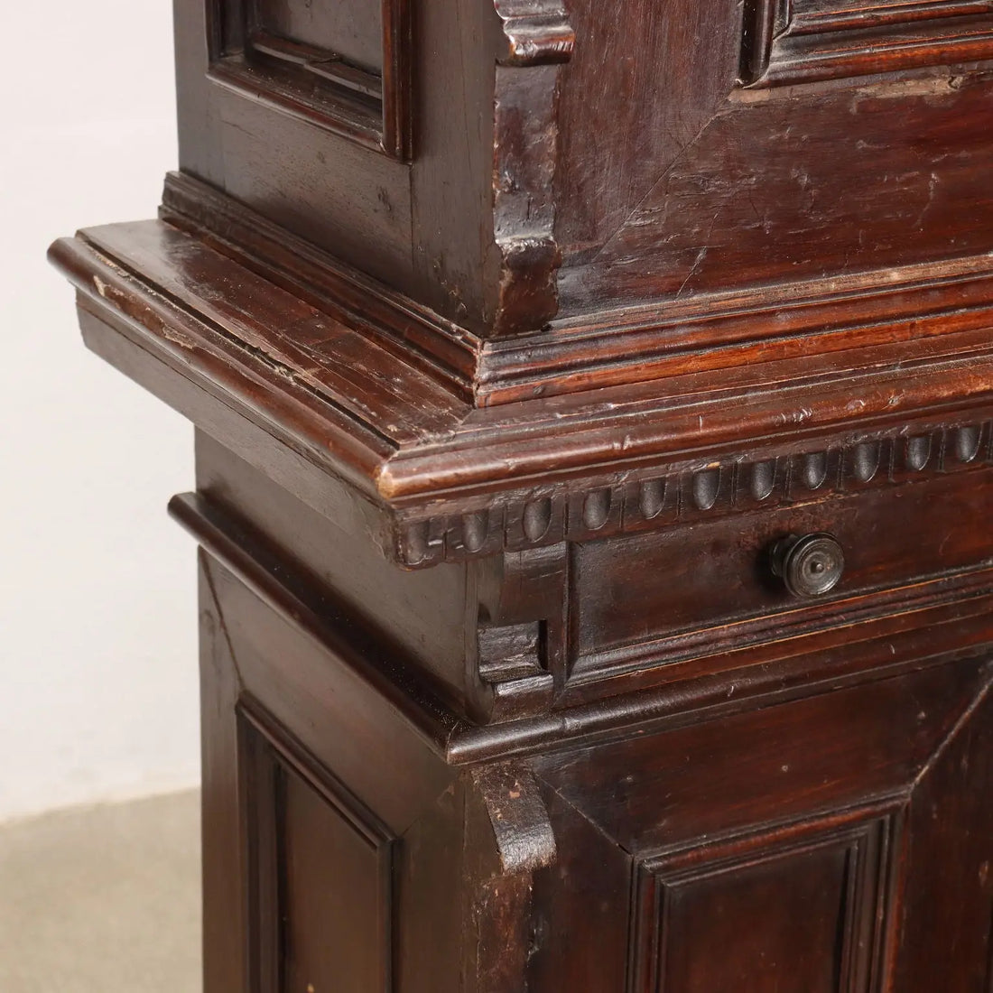 Antique Neo-Renaissance Cabinet Wood Italy XIX-XX Century - Italy, Late XIX-Early XX Century | Antiques | Drop-Leaf Secretaire & Secretaire