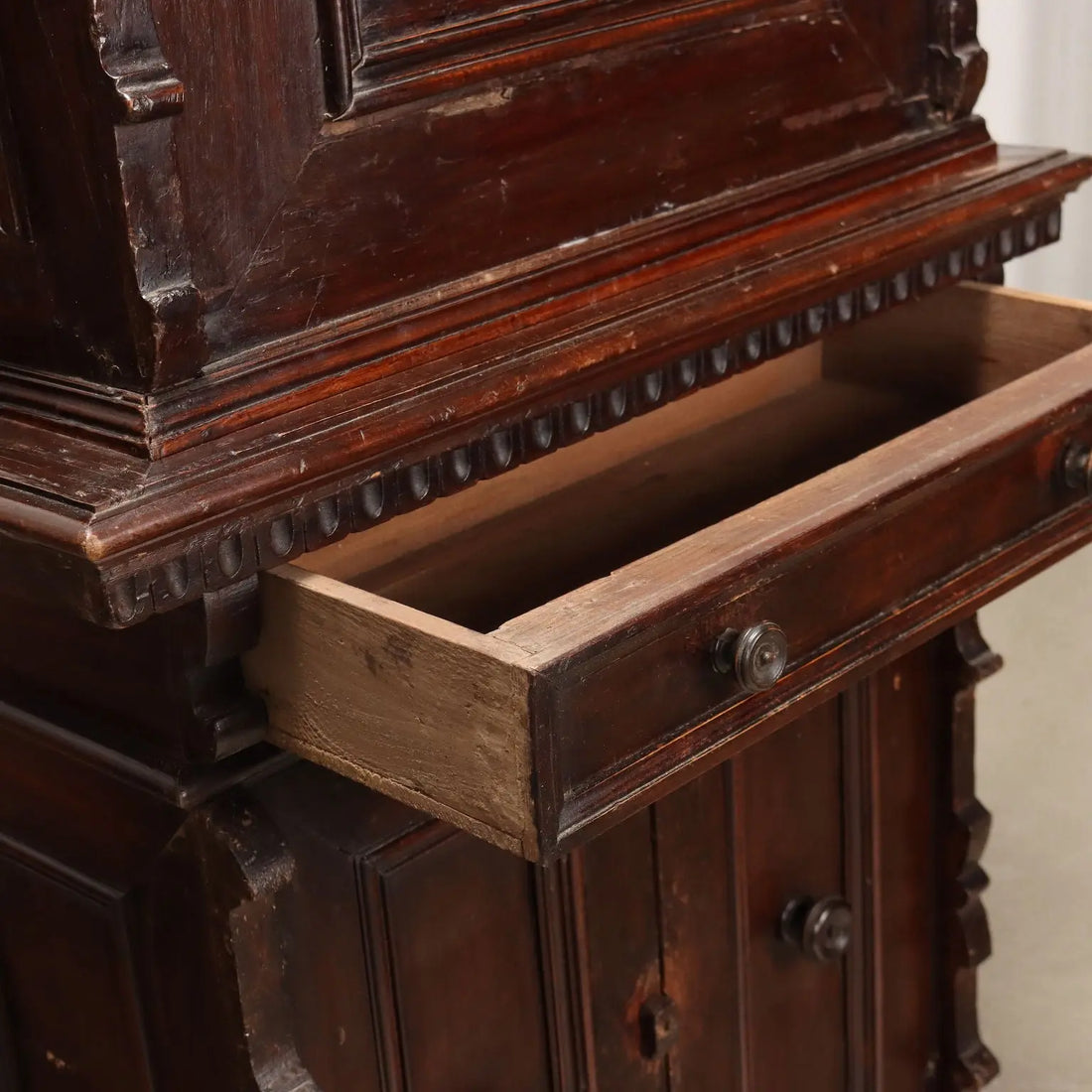 Antique Neo-Renaissance Cabinet Wood Italy XIX-XX Century - Italy, Late XIX-Early XX Century | Antiques | Drop-Leaf Secretaire & Secretaire