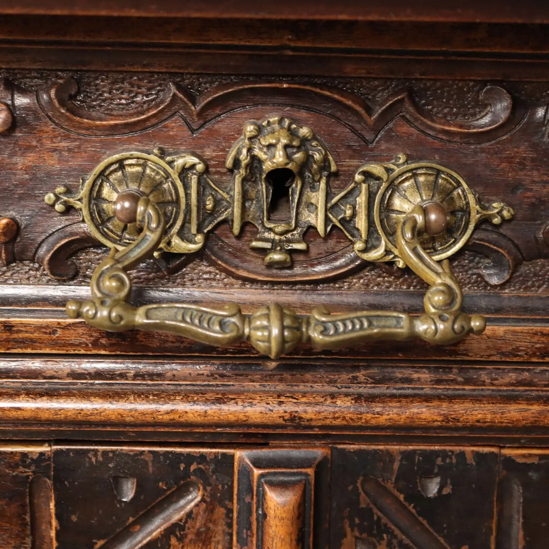 Double-Body Sideboard Neo-Renaissance - Italy 19th Century