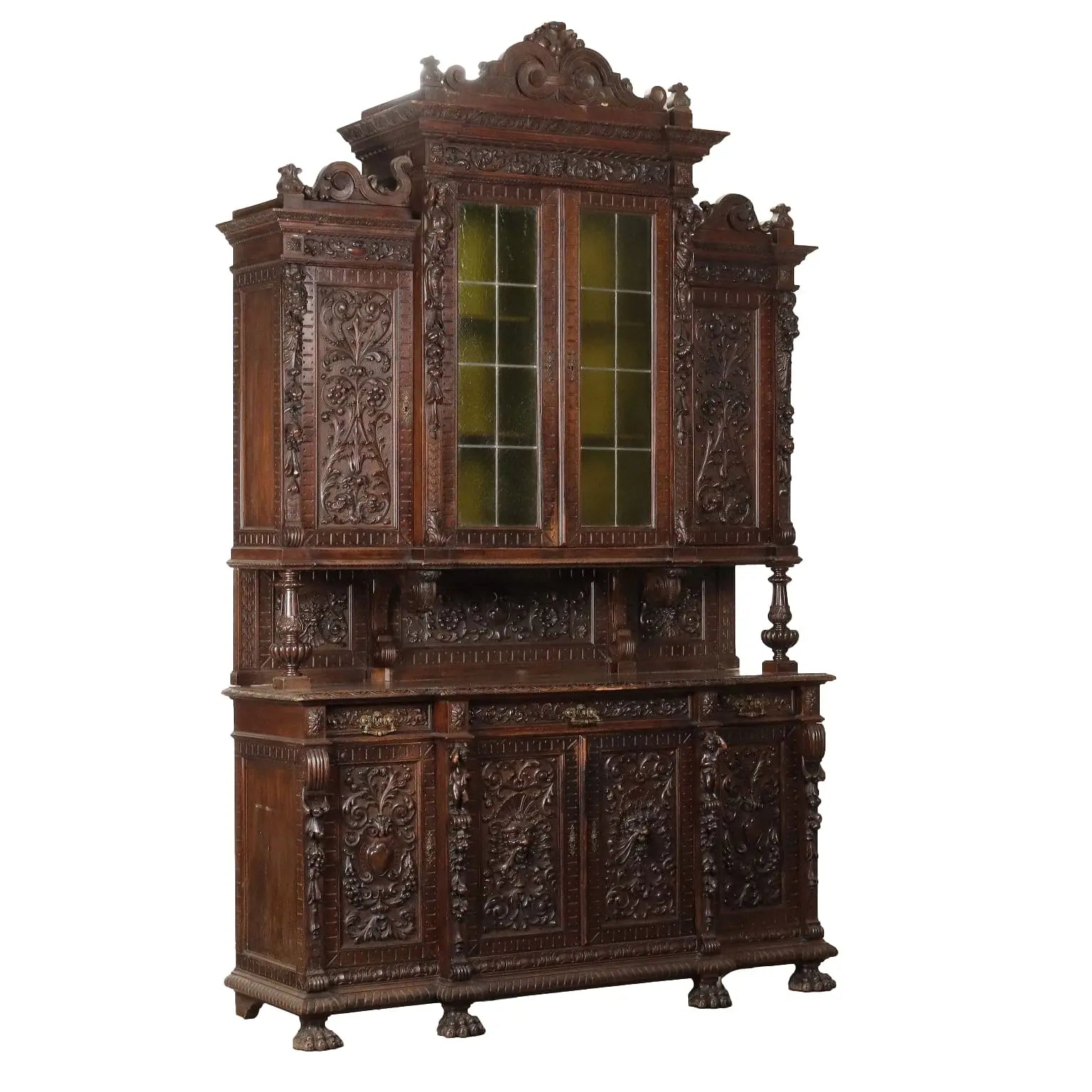 Double-Body Sideboard Neo-Renaissance - Italy 19th Century