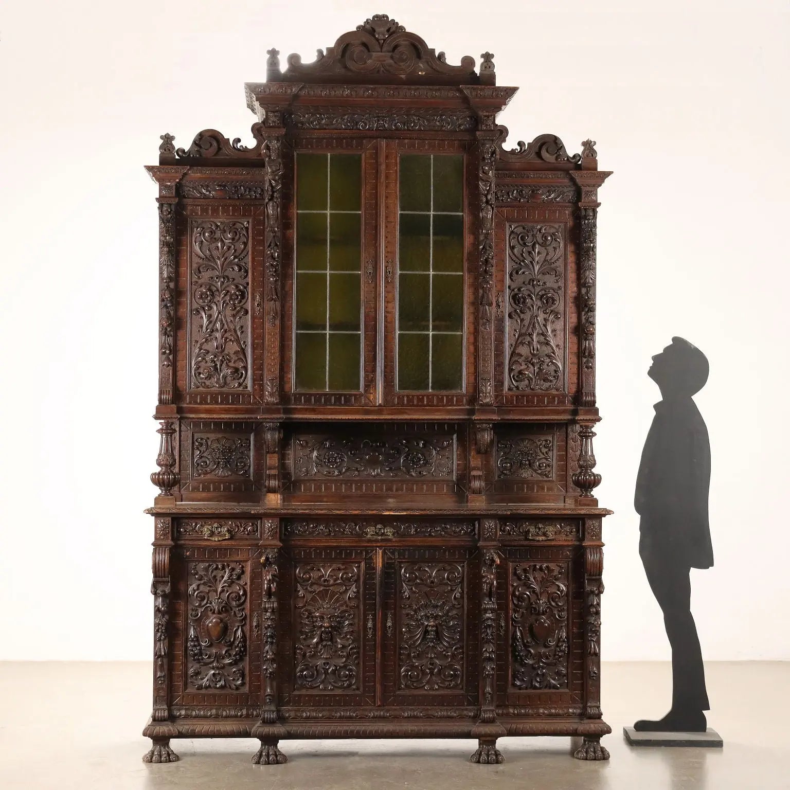 Double-Body Sideboard Neo-Renaissance - Italy 19th Century