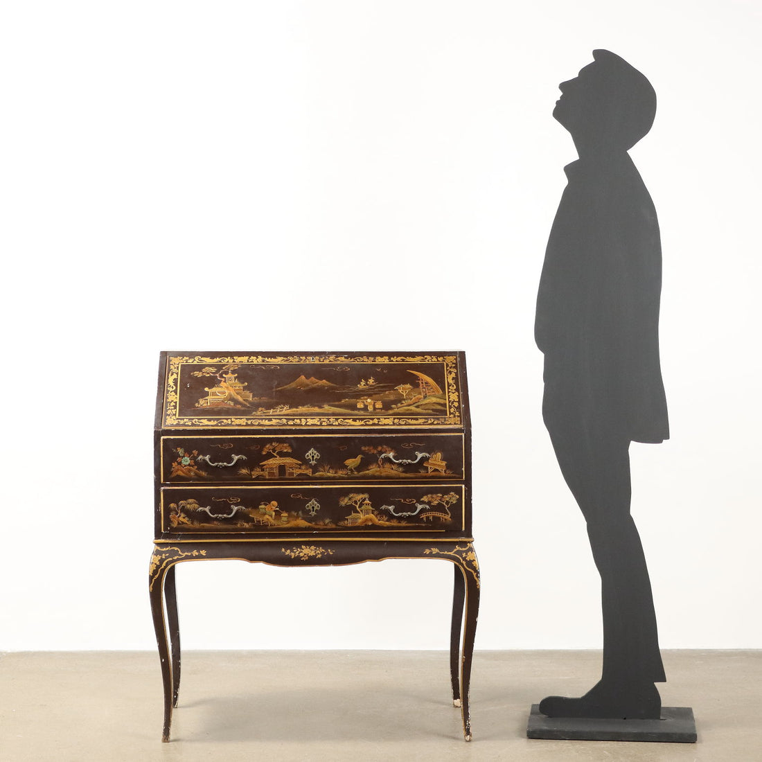  | Antiques  Drop-Leaf Secretaire & Secretaire