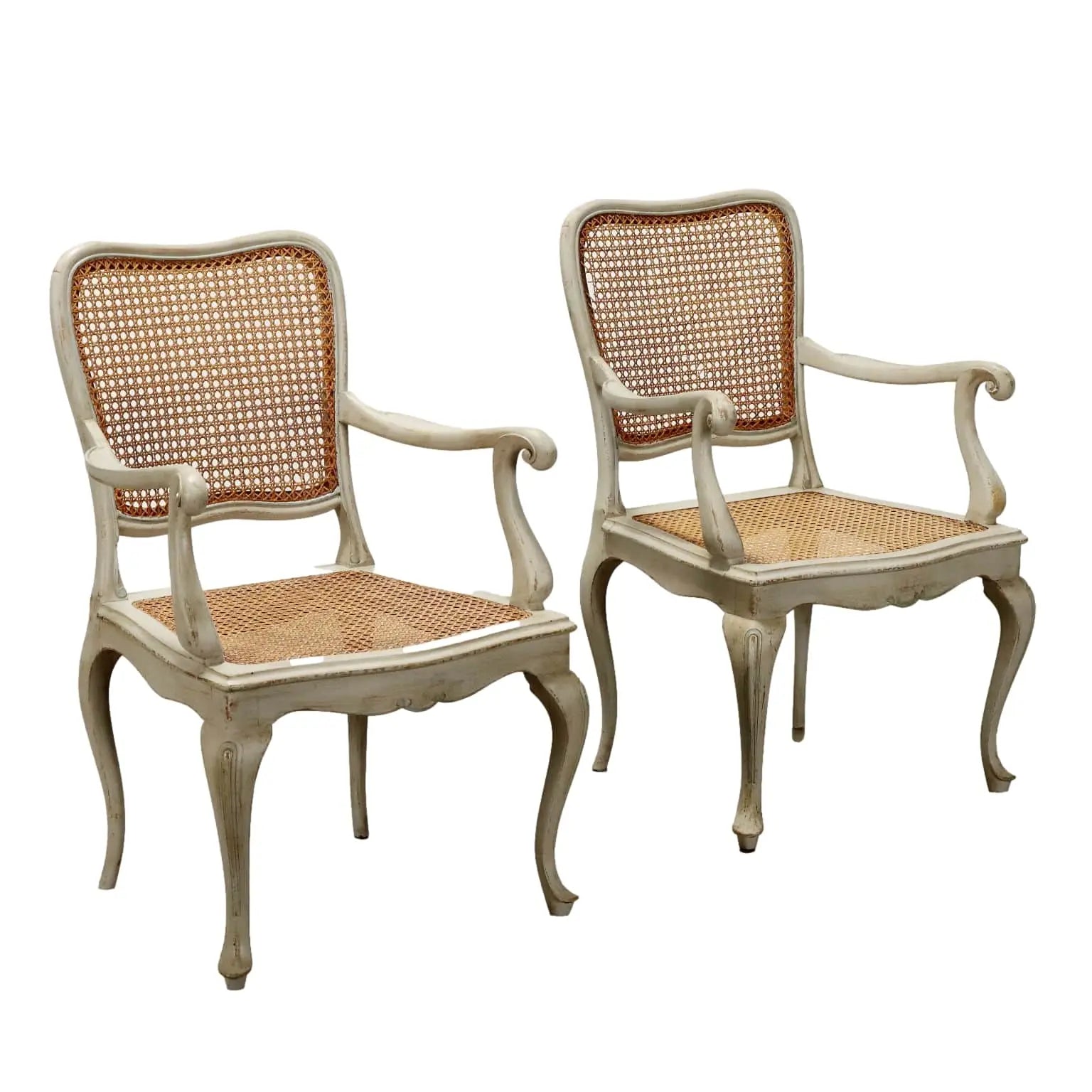 Antique Armchairs Baroque Style Lacquered Wood XX Century - Early 900s, Italy | Antiques | Seating