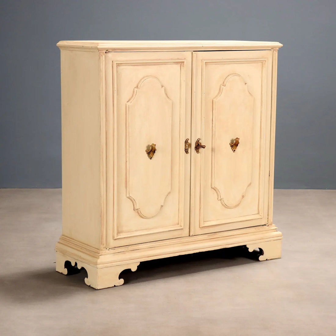 Antique Cupboard Walnut Tiles Italy XX Century - Bookcase | Antiques | Bookcases & Showcases