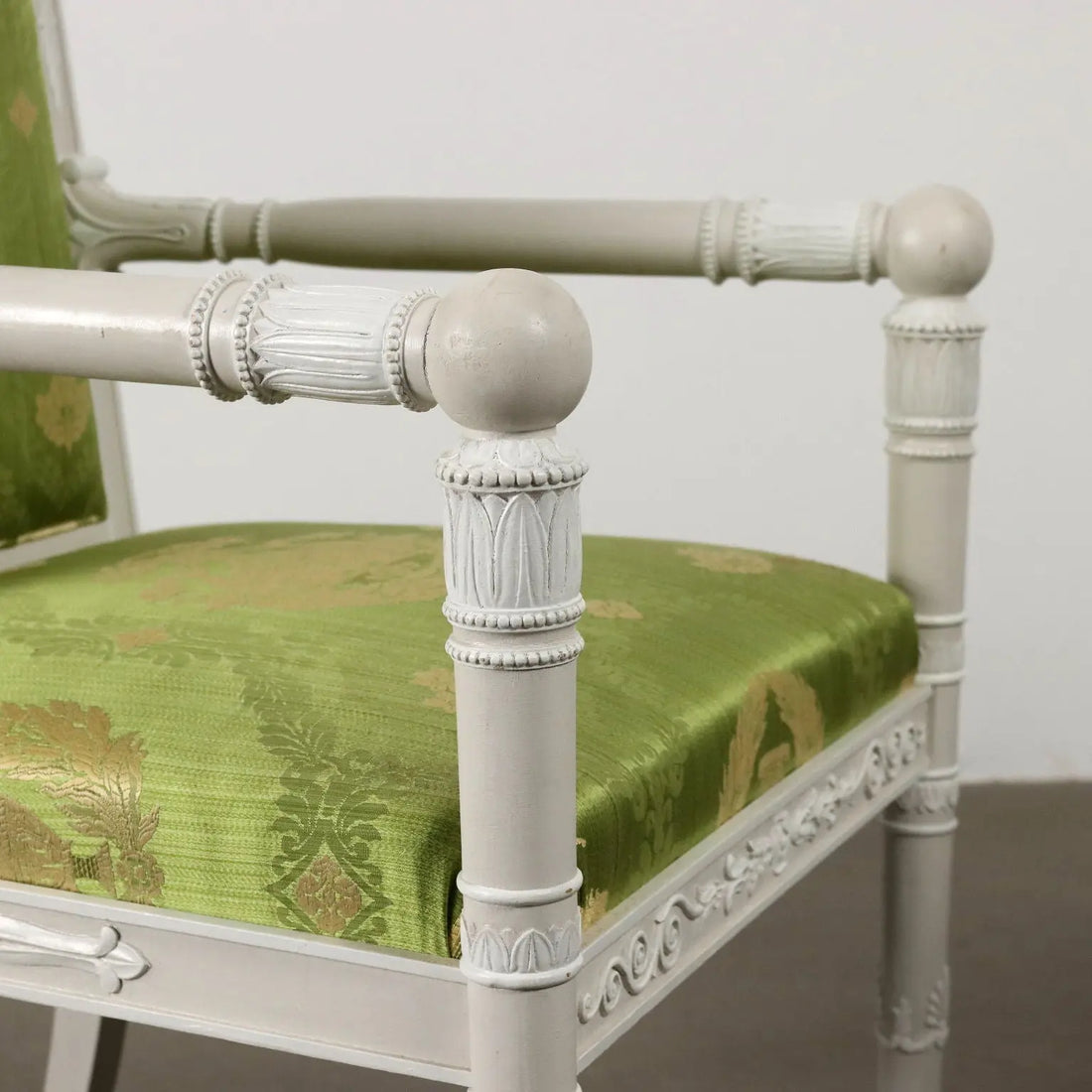 Antique Armchairs Lacquered Wood Decorations Italy XX Century - Italy, XX Century | Antiques | Seating