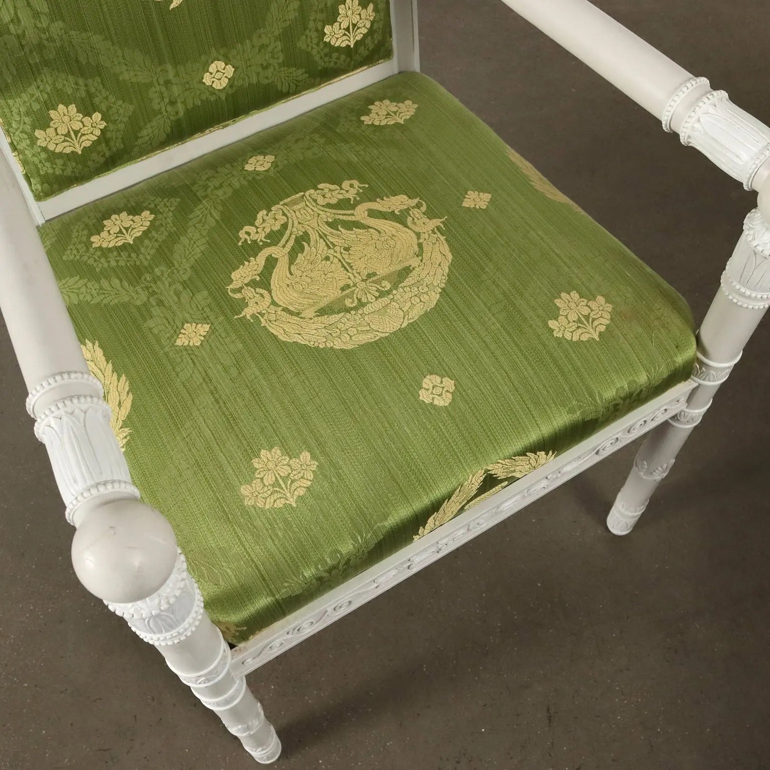 Antique Armchairs Lacquered Wood Decorations Italy XX Century - Italy, XX Century | Antiques | Seating