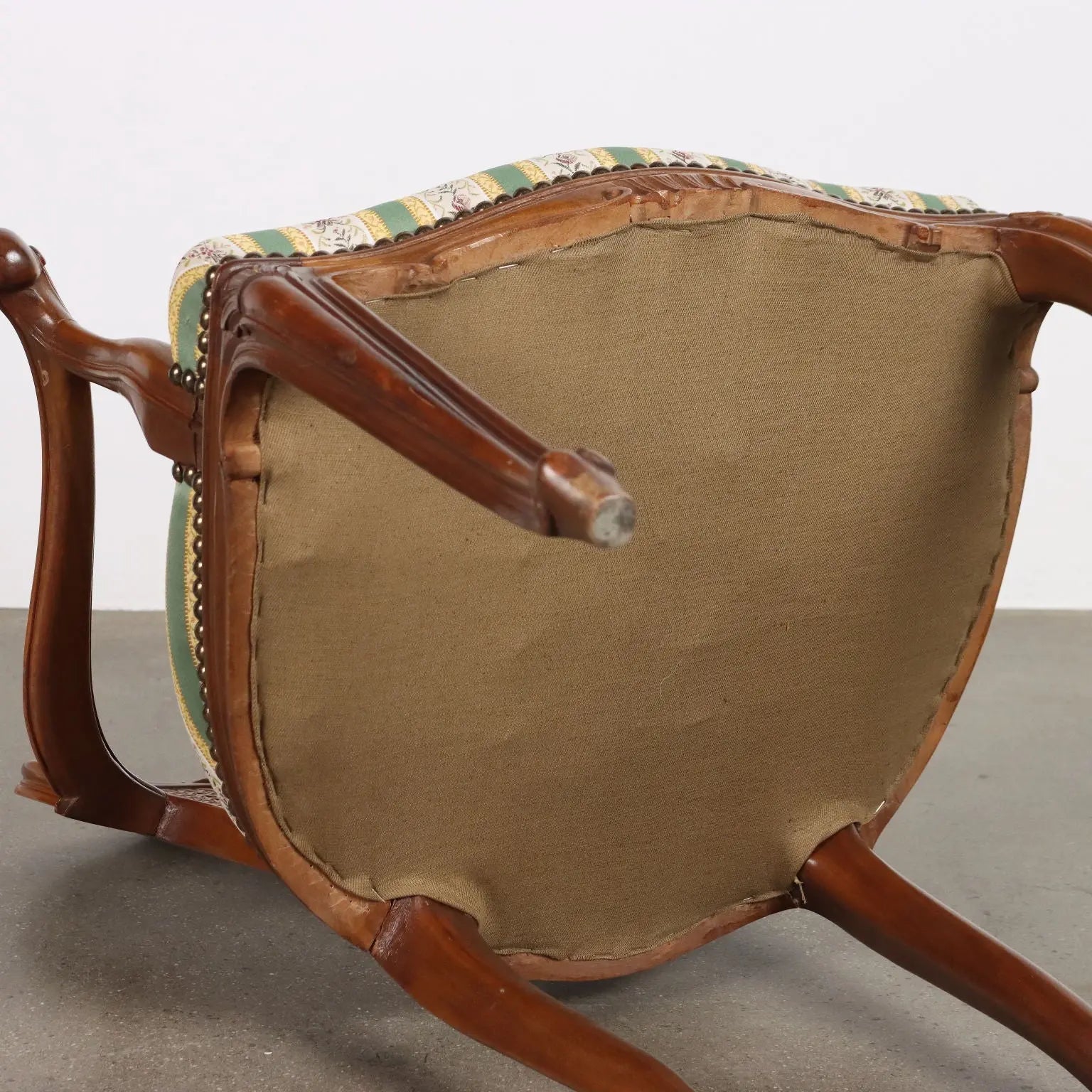Pair of Barocchetto Walnut Armchairs