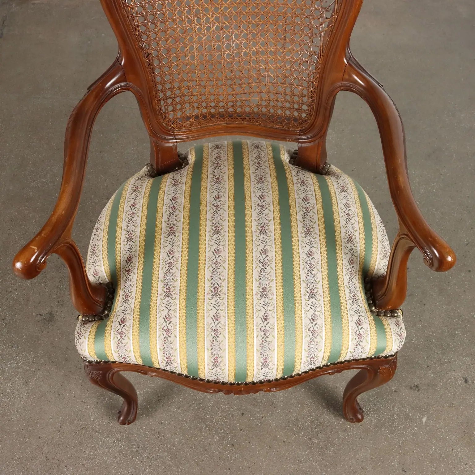 Pair of Barocchetto Walnut Armchairs