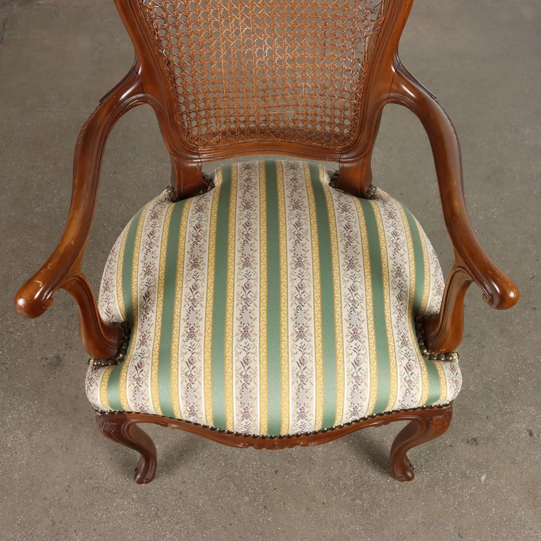Pair of Barocchetto Walnut Armchairs