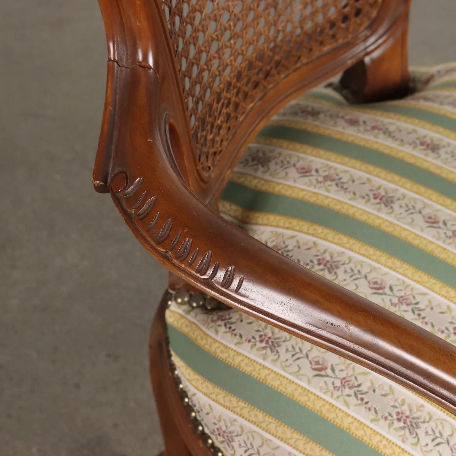 Pair of Barocchetto Walnut Armchairs