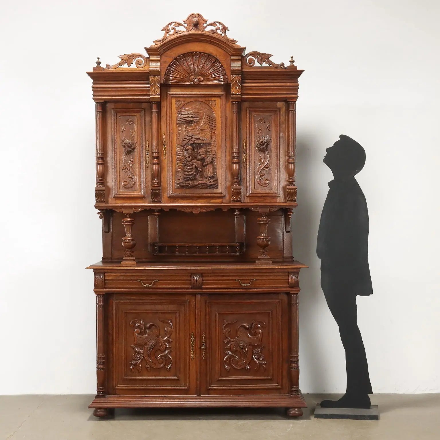 Neo-Renaissance Oak Sideboard - France 19th Century