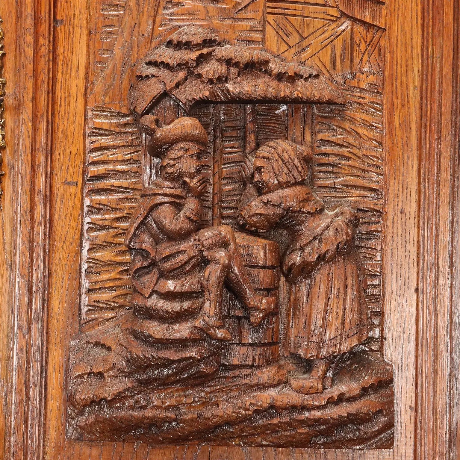 Neo-Renaissance Oak Sideboard - France 19th Century